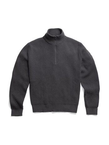 Canada Goose CANADA GOOSE MCKINNEY 1/4 ZIP KNIT ANCHOR GREY