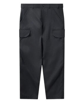Comme des Garçons COMME DES GARÇONS HERRINGBONE CARGO TROUSERS BLACK