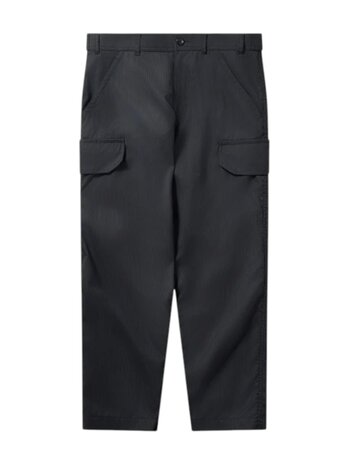 Comme des Garçons COMME DES GARÇONS HERRINGBONE CARGO TROUSERS BLACK