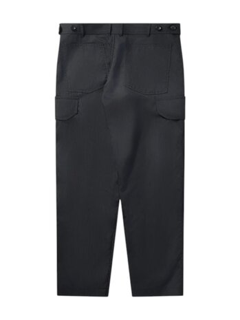 Comme des Garçons COMME DES GARÇONS HERRINGBONE CARGO TROUSERS BLACK