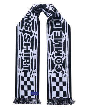 Comme des Garçons COMME DES GARÇONS GRAPHIC FOOTBALL SCARF BLACK/WHITE