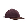 Comme des Garçons COMME DES GARÇONS WOOL BASEBALL CAP BURGUNDY/BROWN