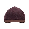 Comme des Garçons COMME DES GARÇONS WOOL BASEBALL CAP BURGUNDY/BROWN
