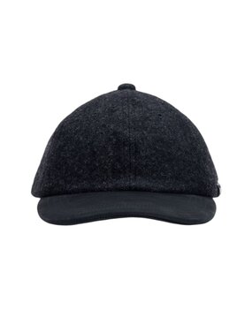 Comme des Garçons COMME DES GARÇONS WOOL BASEBALL CAP CHARCOAL/BLACK
