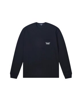 Comme des Garçons COMME DES GARÇONS LONG SLEEVE LOGO T-SHIRT BLACK
