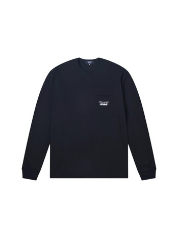 Comme des Garçons COMME DES GARÇONS LONG SLEEVE LOGO T-SHIRT BLACK