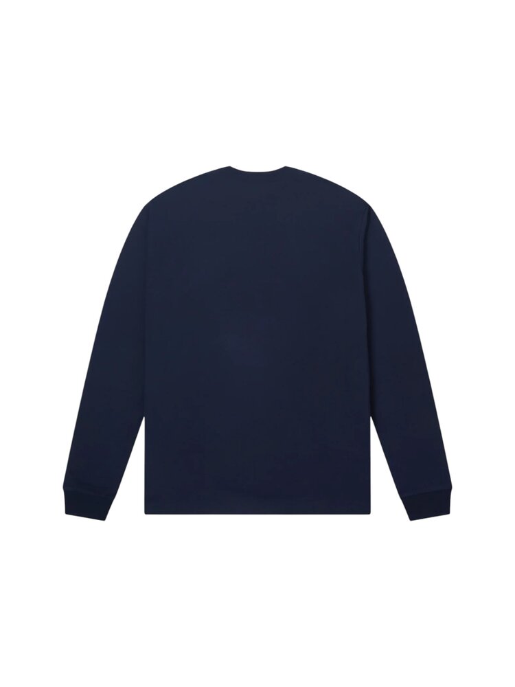 Comme des Garçons COMME DES GARÇONS LONG SLEEVE LOGO T-SHIRT NAVY