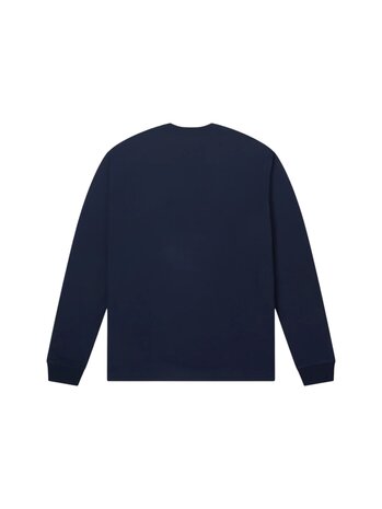 Comme des Garçons COMME DES GARÇONS LONG SLEEVE LOGO T-SHIRT NAVY