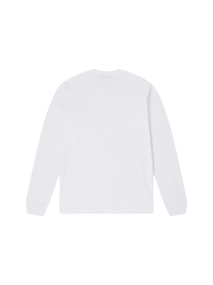Comme des Garçons COMME DES GARÇONS LONG SLEEVE LOGO T-SHIRT WHITE