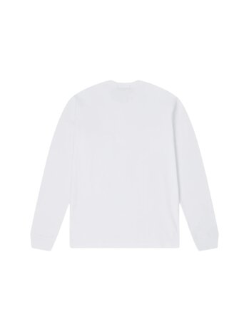 Comme des Garçons COMME DES GARÇONS LONG SLEEVE LOGO T-SHIRT WHITE