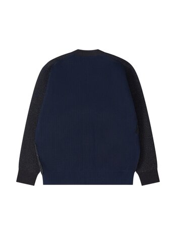 Comme des Garçons COMME DES GARÇONS PATCHWORK CARDIGAN BROWN/NAVY