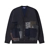 Comme des Garçons COMME DES GARÇONS PATCHWORK CARDIGAN BROWN/NAVY
