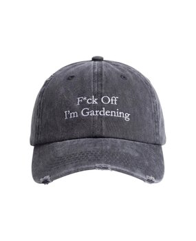 Brams Fruit BRAM'S FRUIT F*CK OFF DISTRESSED CAP WASHED CHARCOAL