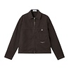 Stone Island STONE ISLAND MARINA SLUB COTTON BATAVIA JACKET LEAD GREY