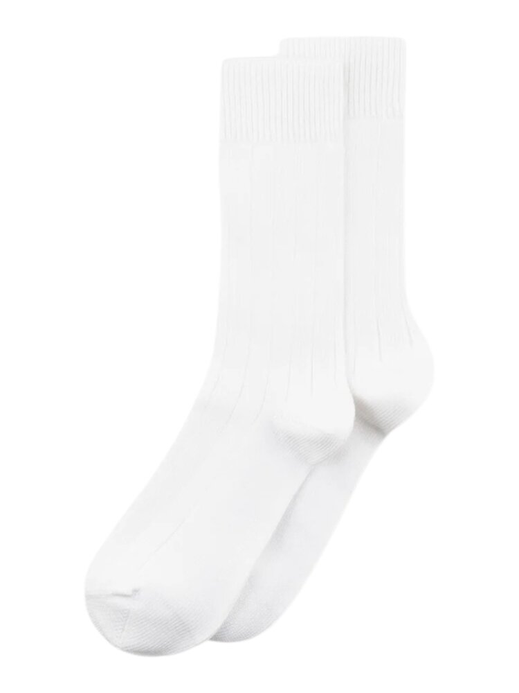 Norse Projects NORSE PROJECTS BYKLE CORDURA WIDE RIB SOCK WHITE