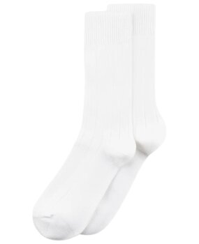 Norse Projects NORSE PROJECTS BYKLE CORDURA WIDE RIB SOCK WHITE