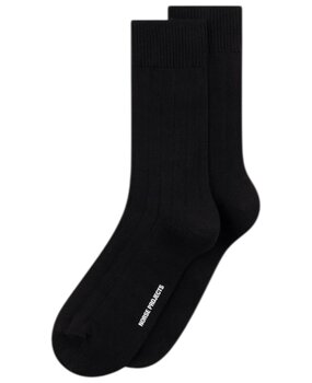 Norse Projects NORSE PROJECTS BYKLE CORDURA WIDE RIB SOCK BLACK