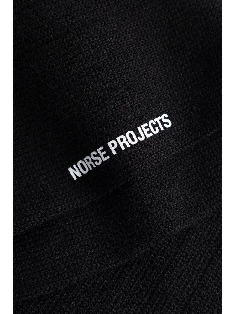 Norse Projects NORSE PROJECTS BYKLE CORDURA WIDE RIB SOCK BLACK