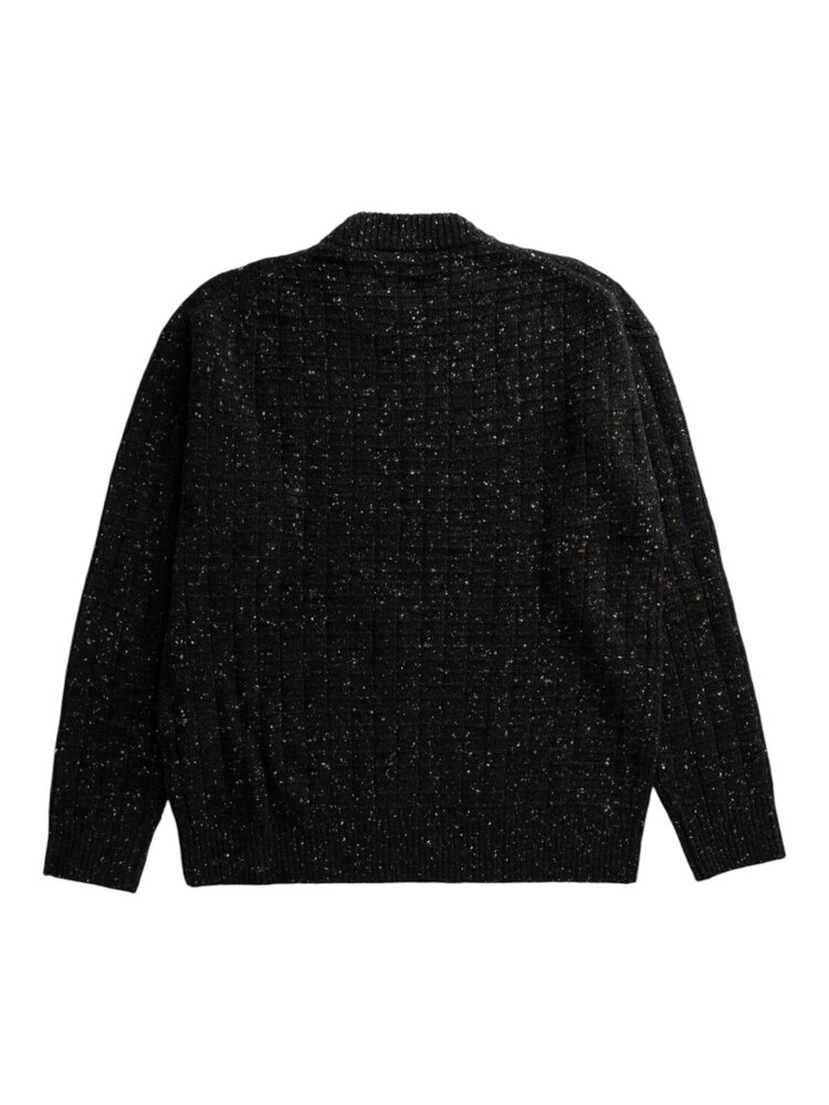 Norse Projects NORSE PROJECTS HIRTSHALS TECH MERINO WAFFLE CREWNECK CHARCOAL MELANGE