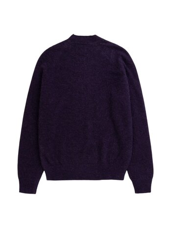 Norse Projects NORSE PROJECTS NORDREVIK BABY ALPACA SWEATER VINTAGE VIOLET