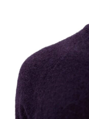 Norse Projects NORSE PROJECTS NORDREVIK BABY ALPACA SWEATER VINTAGE VIOLET