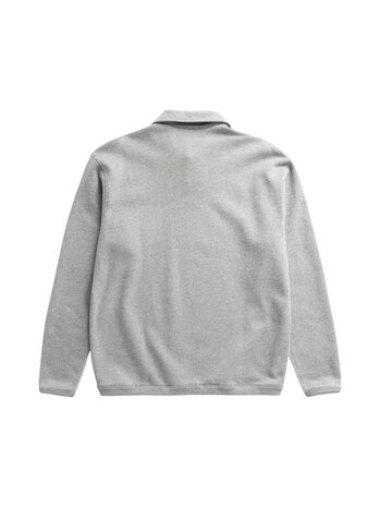 Norse Projects NORSE PROJECTS HJARTDAL BRUSHED DIAGONAL COTTON FLEECE POLO GREY MELANGE Norse Projects NORSE PROJECTS HJARTDAL BRUSHED DIAGONAL COTTON FLEECE POLO GREY MELANGE
