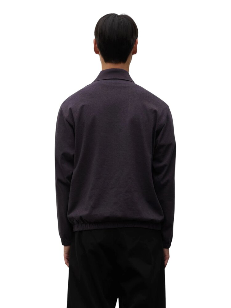 Norse Projects NORSE PROJECTS SYLANE RELAXED LIGHT PILE JERSEY POLO DARKEST PURPLE