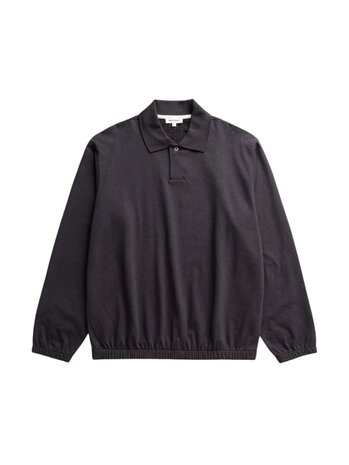Norse Projects NORSE PROJECTS SYLANE RELAXED LIGHT PILE JERSEY POLO DARKEST PURPLE