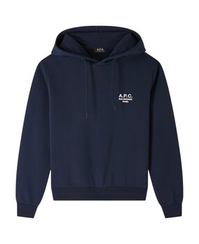 A.P.C. A.P.C. PARIS STANDARD RUE MADAME HOODIE NAVY