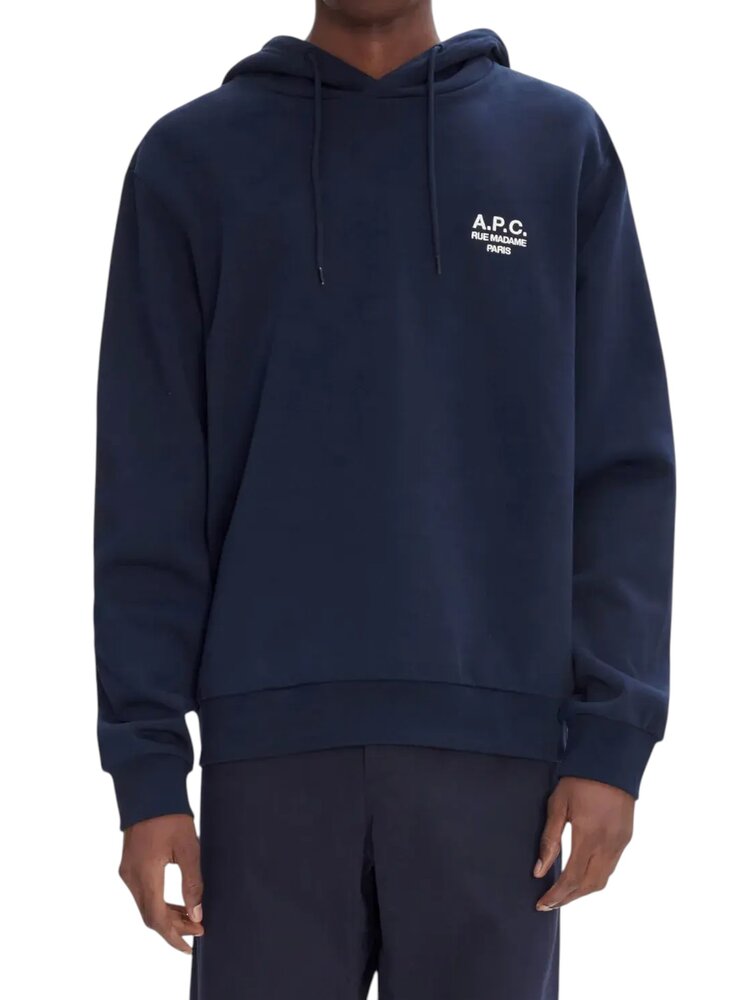 A.P.C. A.P.C. PARIS STANDARD RUE MADAME HOODIE NAVY