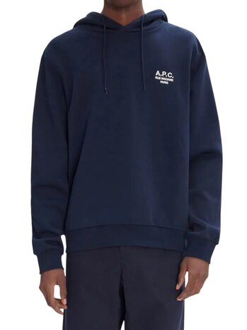 A.P.C. A.P.C. PARIS STANDARD RUE MADAME HOODIE NAVY