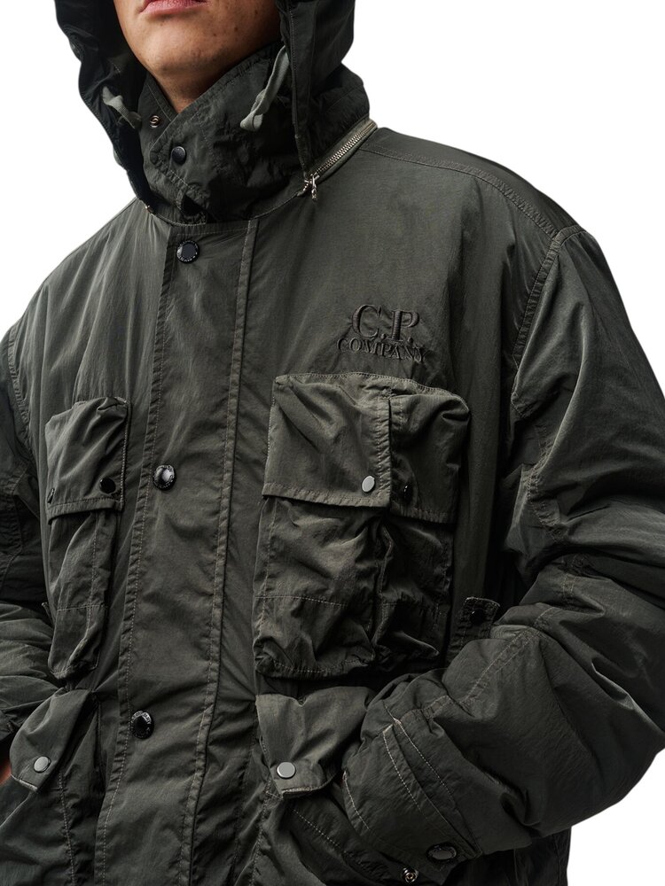 C.P. Company C.P. COMPANY HEAVY CHROME-R GOGGLE JACKET RAVEN