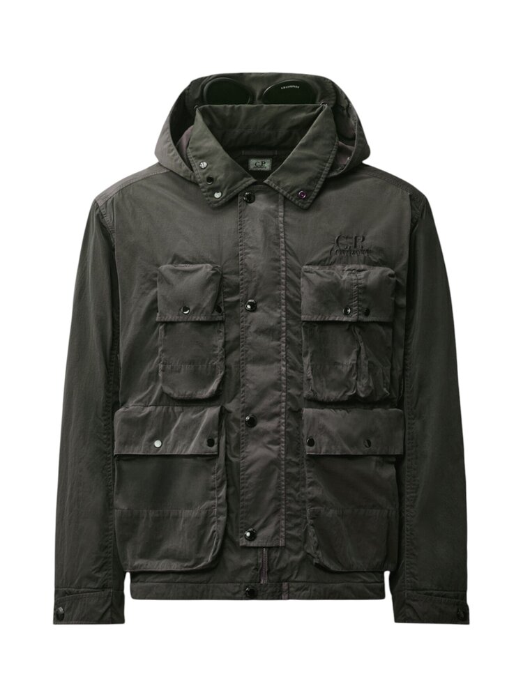 C.P. Company C.P. COMPANY HEAVY CHROME-R GOGGLE JACKET RAVEN