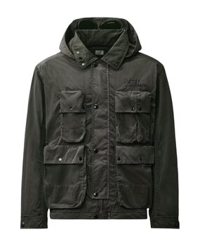 C.P. Company C.P. COMPANY HEAVY CHROME-R GOGGLE JACKET RAVEN