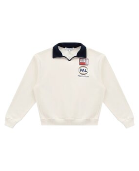 Pal Sporting Goods PAL SPORTING GOODS PRE GAME POLO SWEATER NAVY/WHITE Pal Sporting Goods PAL SPORTING GOODS PRE GAME POLO SWEATER NAVY/WHITE