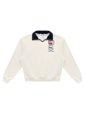 Pal Sporting Goods PAL SPORTING GOODS PRE GAME POLO SWEATER NAVY/WHITE Pal Sporting Goods PAL SPORTING GOODS PRE GAME POLO SWEATER NAVY/WHITE