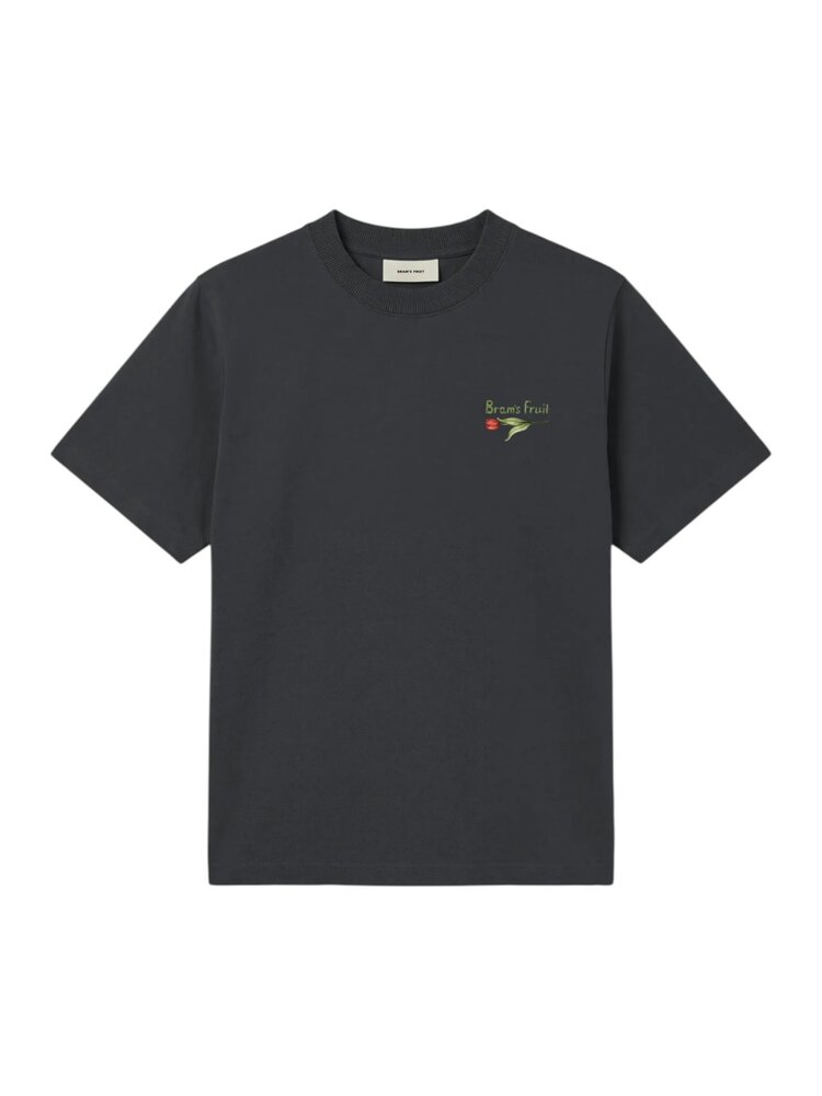 Brams Fruit BRAM'S FRUIT FLORA 2.0 T-SHIRT BLACK