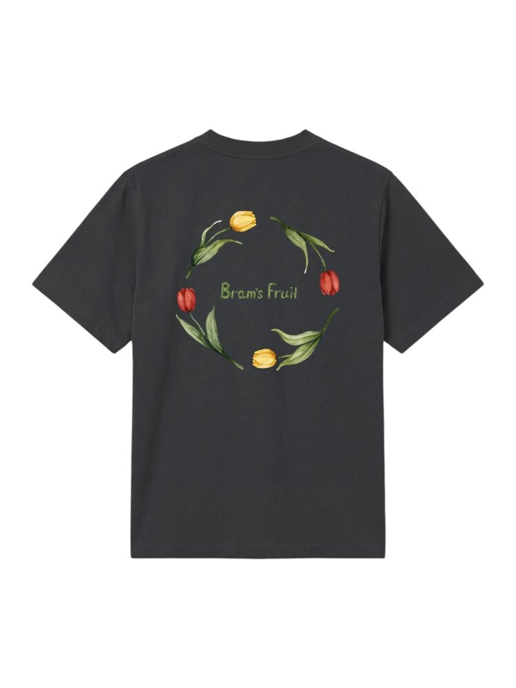 Brams Fruit BRAM'S FRUIT FLORA 2.0 T-SHIRT BLACK