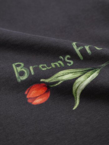 Brams Fruit BRAM'S FRUIT FLORA 2.0 T-SHIRT BLACK