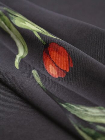 Brams Fruit BRAM'S FRUIT FLORA 2.0 T-SHIRT BLACK