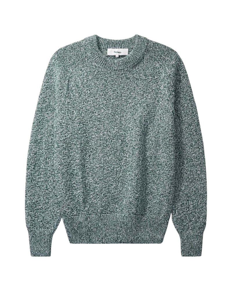 PALMES TENNIS SOCIETY KNITTED SWEATER DARK GREEN