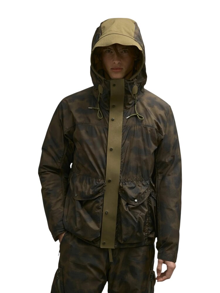 Ten C TEN C SKYE TEN ANORAK JACKET BROWN CAMO