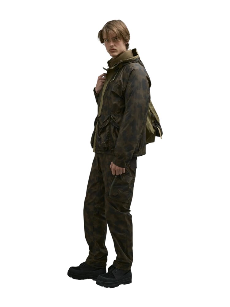 Ten C TEN C SKYE TEN ANORAK JACKET BROWN CAMO