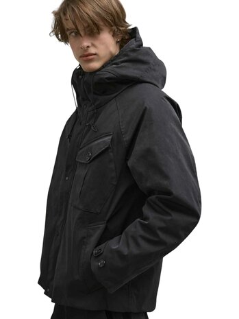 Ten C TEN C CARDINAL ANORAK JACK BLACK
