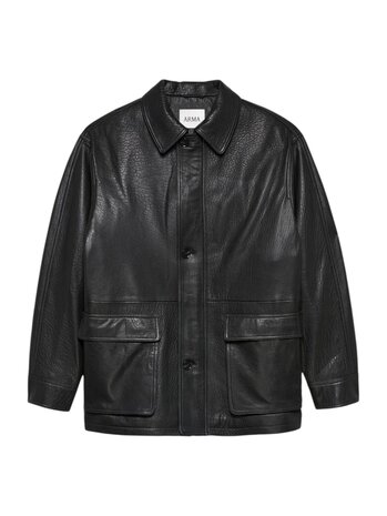 Arma ARMA MAVIS LAMB GRUNGE JACKET BLACK