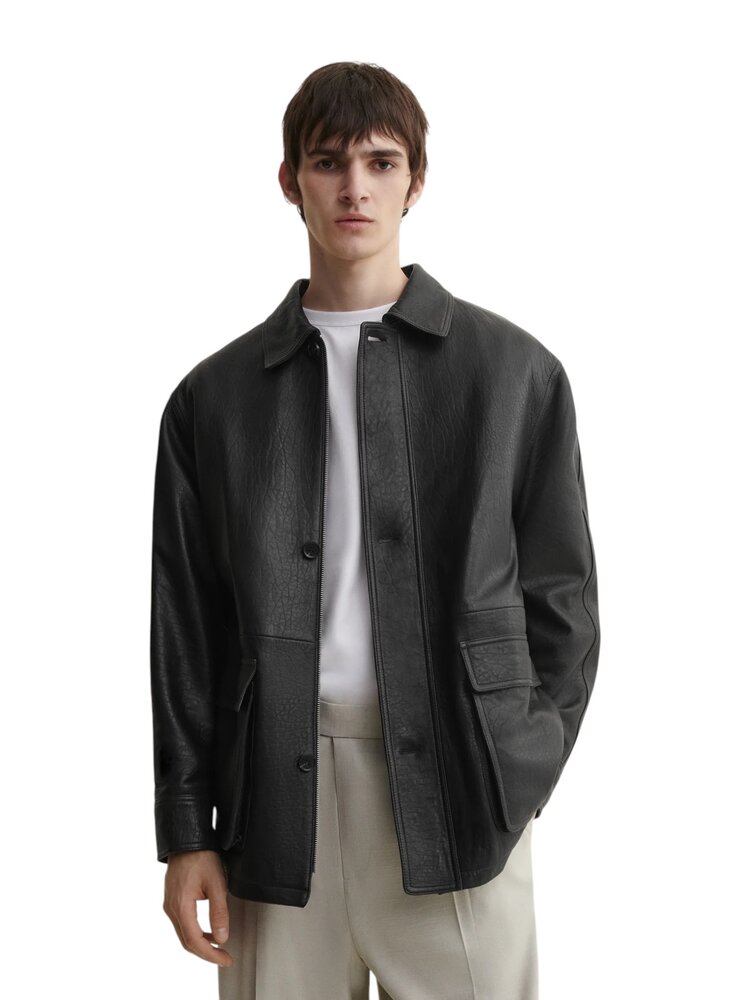 Arma ARMA MAVIS LAMB GRUNGE JACKET BLACK