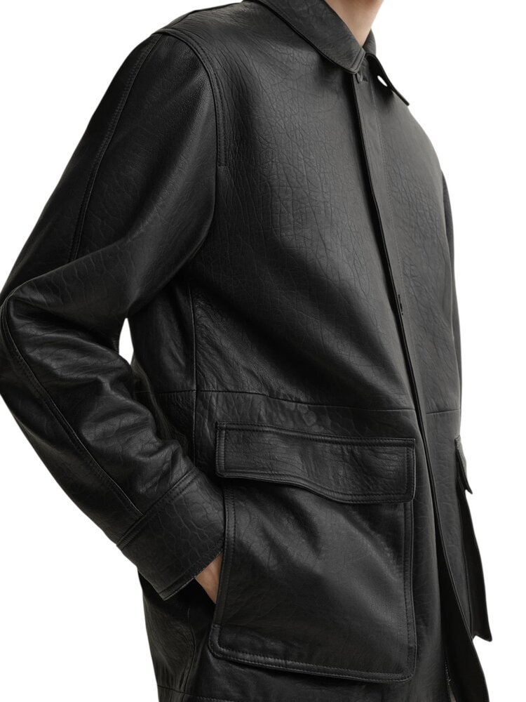 Arma ARMA MAVIS LAMB GRUNGE JACKET BLACK