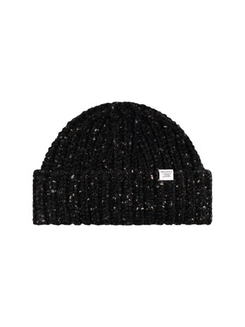 Norse Projects NORSE PROJECTS DONEGAL WOOL RIB BEANIE CHARCOAL MELANGE