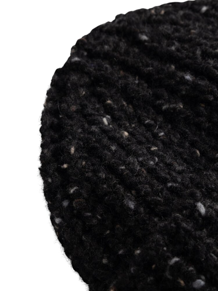 Norse Projects NORSE PROJECTS DONEGAL WOOL RIB BEANIE CHARCOAL MELANGE