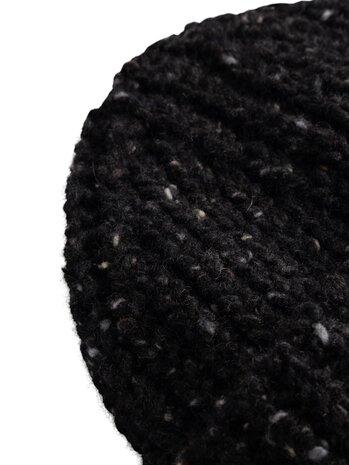 Norse Projects NORSE PROJECTS DONEGAL WOOL RIB BEANIE CHARCOAL MELANGE